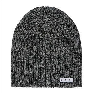 Neff Daily Heather Beanie in Black/White